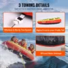 VEVOR Towable Tube for Boating – 1-3 Rider Inflatable Water Tube | 510 lbs Capacity, 63" Round Towable for Boats & Water Sports - Image 5