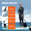 VEVOR Inflatable Stand Up Paddle Board, 10' x 33" x 6" Wide SUP Paddleboard with Removable Kayak Seat, Board Accessories - Image 3