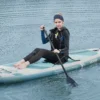 VEVOR Inflatable Stand Up Paddle Board, 10' x 33" x 6" Wide SUP Paddleboard with Removable Kayak Seat, Board Accessories - Image 7