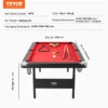 VEVOR 7FT Portable Foldable Billiards Table – Space-Saving Pool Table with Balls, Cues & Accessories | Ideal for Family Game Rooms & All Ages - Image 6