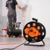 VEVOR Extension Cord Reel, 100FT, with 4 Outlets and Dust Cover, Heavy Duty 14AWG SJTOW Power Cord, Manual Cord Reel with Portable Handle Circuit Breaker, for Toolshed Garage, Tested to UL Standards - Image 37