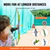 VEVOR Bow and Arrow Set for Kids, 2 Pack LED Light Up Archery Set with 20 Suction Cup Arrows, 2 Hanging Targets, 2 Quivers, 3 Target Cans, Outdoor Toy Birthday Gift for Boy & Girl 6 7 8 9 10+ Year Old - Image 2