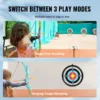 VEVOR Bow and Arrow Set for Kids, 2 Pack LED Light Up Archery Set with 20 Suction Cup Arrows, 2 Hanging Targets, 2 Quivers, 3 Target Cans, Outdoor Toy Birthday Gift for Boy & Girl 6 7 8 9 10+ Year Old - Image 3