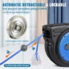 VEVOR 80FT Retractable Extension Cord Reel – Heavy-Duty 12AWG/3C SJTOW Power Cord Reel for Garage, Workshop & Outdoor Use - Image 14