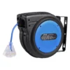 VEVOR 80FT Retractable Extension Cord Reel – Heavy-Duty 12AWG/3C SJTOW Power Cord Reel for Garage, Workshop & Outdoor Use - Image 18