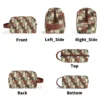 Travel PU Leather Toiletry Bag – "Square Dance" Makeup & Cosmetics Organizer - Image 6
